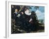 Married Couple in a Garden, C1622-Frans Hals-Framed Giclee Print