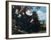 Married Couple in a Garden, C1622-Frans Hals-Framed Giclee Print