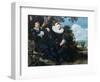 Married Couple in a Garden, C1622-Frans Hals-Framed Giclee Print