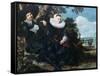 Married Couple in a Garden, C1622-Frans Hals-Framed Stretched Canvas