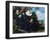 Married Couple in a Garden, C1622-Frans Hals-Framed Giclee Print