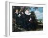 Married Couple in a Garden, C1622-Frans Hals-Framed Giclee Print