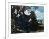 Married Couple in a Garden, C1622-Frans Hals-Framed Giclee Print