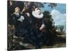 Married Couple in a Garden, C1622-Frans Hals-Stretched Canvas