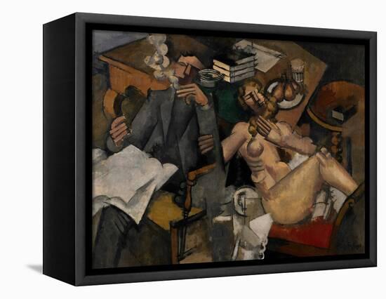 Married Life, 1912-Roger de La Fresnaye-Framed Stretched Canvas