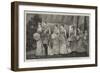 Married!, the Bride and Bridegroom Leaving the Church-null-Framed Giclee Print