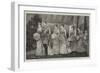 Married!, the Bride and Bridegroom Leaving the Church-null-Framed Giclee Print