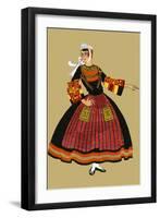 Married Woman of Brittany-Elizabeth Whitney Moffat-Framed Art Print