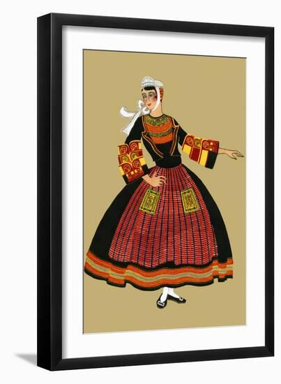 Married Woman of Brittany-Elizabeth Whitney Moffat-Framed Art Print