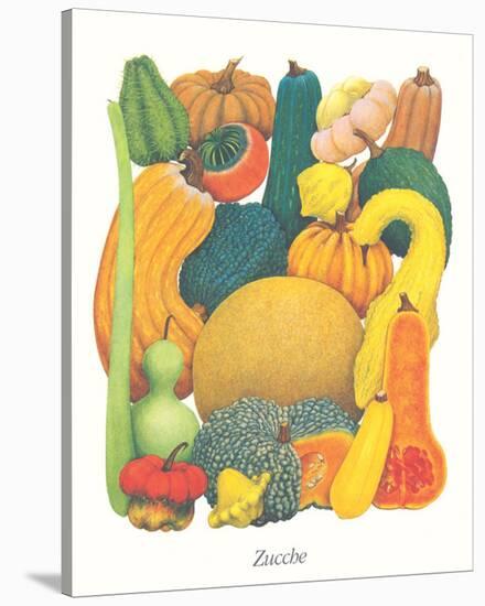 Marrows and Pumpkins-null-Stretched Canvas