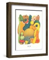 Marrows and Pumpkins-null-Framed Art Print