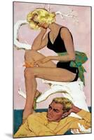 Marry the Boss' Daughter - Saturday Evening Post "Leading Ladies", April 18, 1959 pg.37-Robert Jones-Mounted Giclee Print