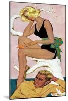 Marry the Boss' Daughter - Saturday Evening Post "Leading Ladies", April 18, 1959 pg.37-Robert Jones-Mounted Giclee Print