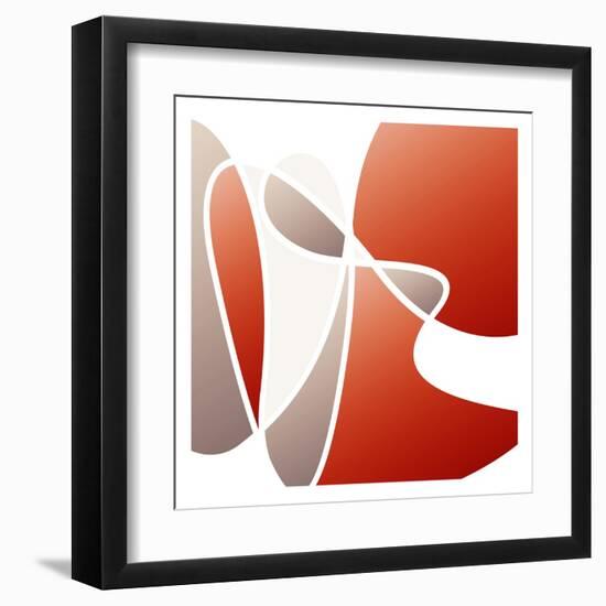 Mars Abstraction Mate-OnRei-Framed Art Print