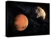 Mars and Deimos, Artwork-null-Stretched Canvas