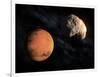 Mars and Deimos, Artwork-null-Framed Photographic Print