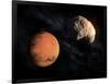 Mars and Deimos, Artwork-null-Framed Photographic Print