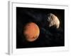 Mars and Deimos, Artwork-null-Framed Photographic Print