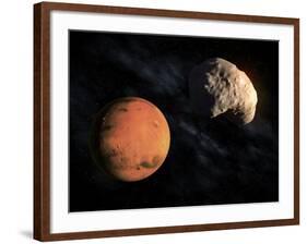 Mars and Deimos, Artwork-null-Framed Photographic Print