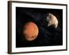 Mars and Deimos, Artwork-null-Framed Photographic Print