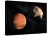 Mars and Deimos, Artwork-null-Stretched Canvas