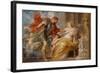 Mars and Rhea Silvia, C. 1616-1617-Peter Paul Rubens-Framed Giclee Print