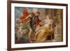 Mars and Rhea Silvia, C. 1616-1617-Peter Paul Rubens-Framed Giclee Print