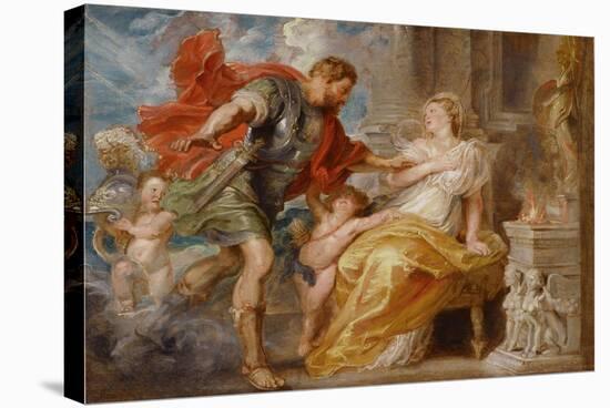 Mars and Rhea Silvia, C. 1616-1617-Peter Paul Rubens-Stretched Canvas