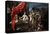 Mars and Venus, Before 1620-Sisto Badalocchio-Stretched Canvas