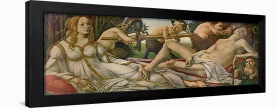 Mars and Venus, c1485, (1911)-Sandro Botticelli-Framed Giclee Print