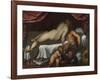 Mars and Venus, Ca 1590-Jacopo Palma il Giovane the Younger-Framed Giclee Print