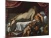 Mars and Venus, Ca 1590-Jacopo Palma il Giovane the Younger-Mounted Giclee Print