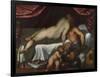 Mars and Venus, Ca 1590-Jacopo Palma il Giovane the Younger-Framed Giclee Print