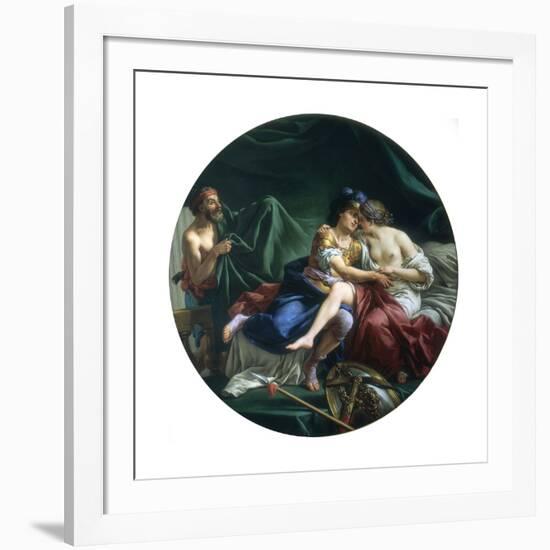 Mars and Venus Discovered by Vulcan, 1768-Louis Jean Francois Lagrenee-Framed Giclee Print