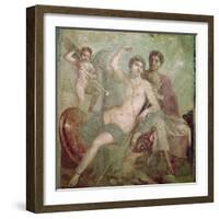 Mars and Venus from the House of Mars and Venus (Casa De Marte E Venere) Pompeii (Wall Painting)-null-Framed Giclee Print