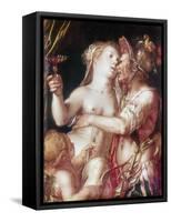 Mars and Venus, Late 16th-Early 17th Century-Joachim Anthonisz Wtewael-Framed Stretched Canvas