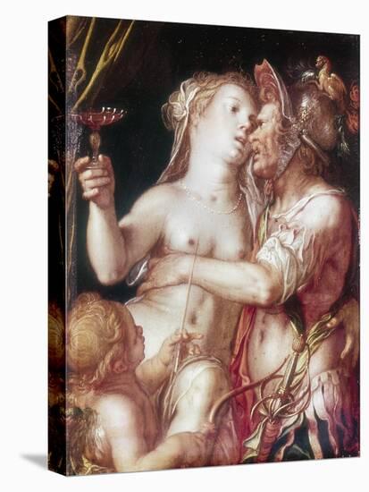 Mars and Venus, Late 16th-Early 17th Century-Joachim Anthonisz Wtewael-Stretched Canvas