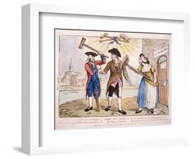 Mars and Venus, or Sir Cecil Chastised, 1784-Samuel Collings-Framed Giclee Print