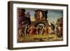 Mars and Venus or the Parnassus, 1497 (Oil on Canvas)-Andrea Mantegna-Framed Giclee Print