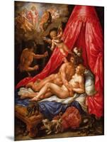 Mars and Venus Surprised by Apollo, C.1615-Hendrik De Clerck-Mounted Giclee Print