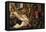 Mars and Venus Surprised by Vulcan-Jacopo Robusti Tintoretto-Framed Stretched Canvas