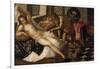 Mars and Venus Surprised by Vulcan-Jacopo Robusti Tintoretto-Framed Giclee Print