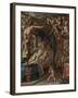 Mars and Venus Surprised by Vulcan-Joachim Wtewael-Framed Giclee Print