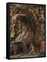 Mars and Venus Surprised by Vulcan-Joachim Wtewael-Framed Stretched Canvas