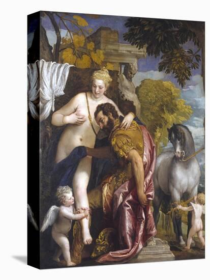 Mars and Venus United by Love-Paolo Veronese-Stretched Canvas