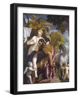 Mars and Venus United by Love-Paolo Veronese-Framed Giclee Print