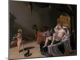 Mars and Venus with Cupid-Laurentius de Neter-Mounted Giclee Print