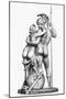 Mars and Venus-Antonio Canova-Mounted Giclee Print