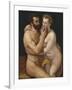 Mars and Venus-Frans Floris the Elder-Framed Giclee Print