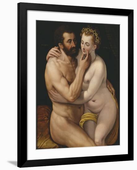 Mars and Venus-Frans Floris the Elder-Framed Giclee Print